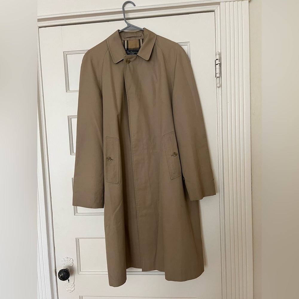 Burberry Tan Trench Coat